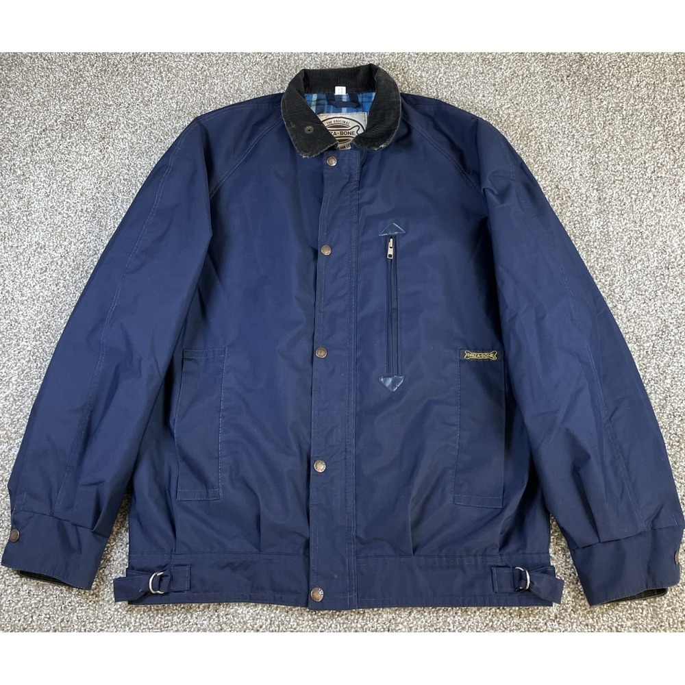 Driza Bone Vintage 90's Brumby‎ Country Farm Barn Bomber Jacket  Size 4 Blue